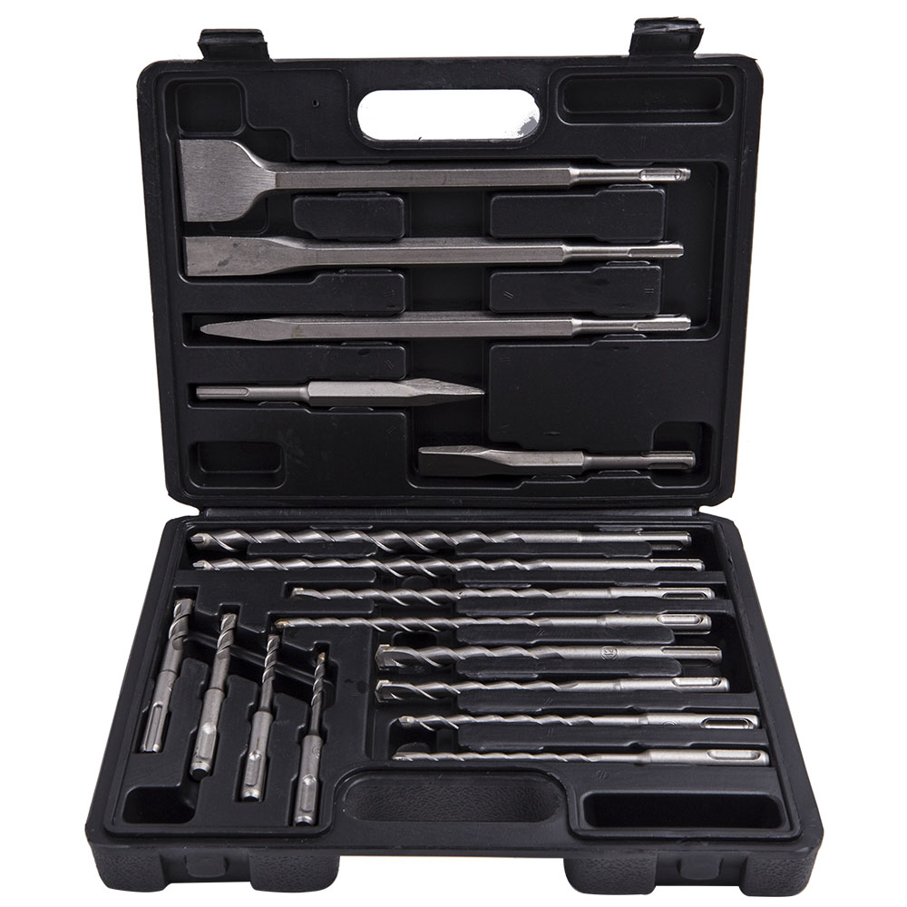 Sds Plus Drill Bit Set 17Pcs - 17Pcs SDS Plus Rotary Hammer Drill