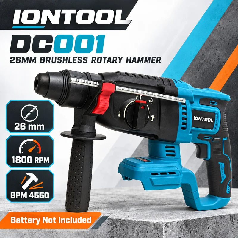 Rotary Hammer Drill 26Mm - IONTOOL Cordless Rotary Hammer Drill Concrete