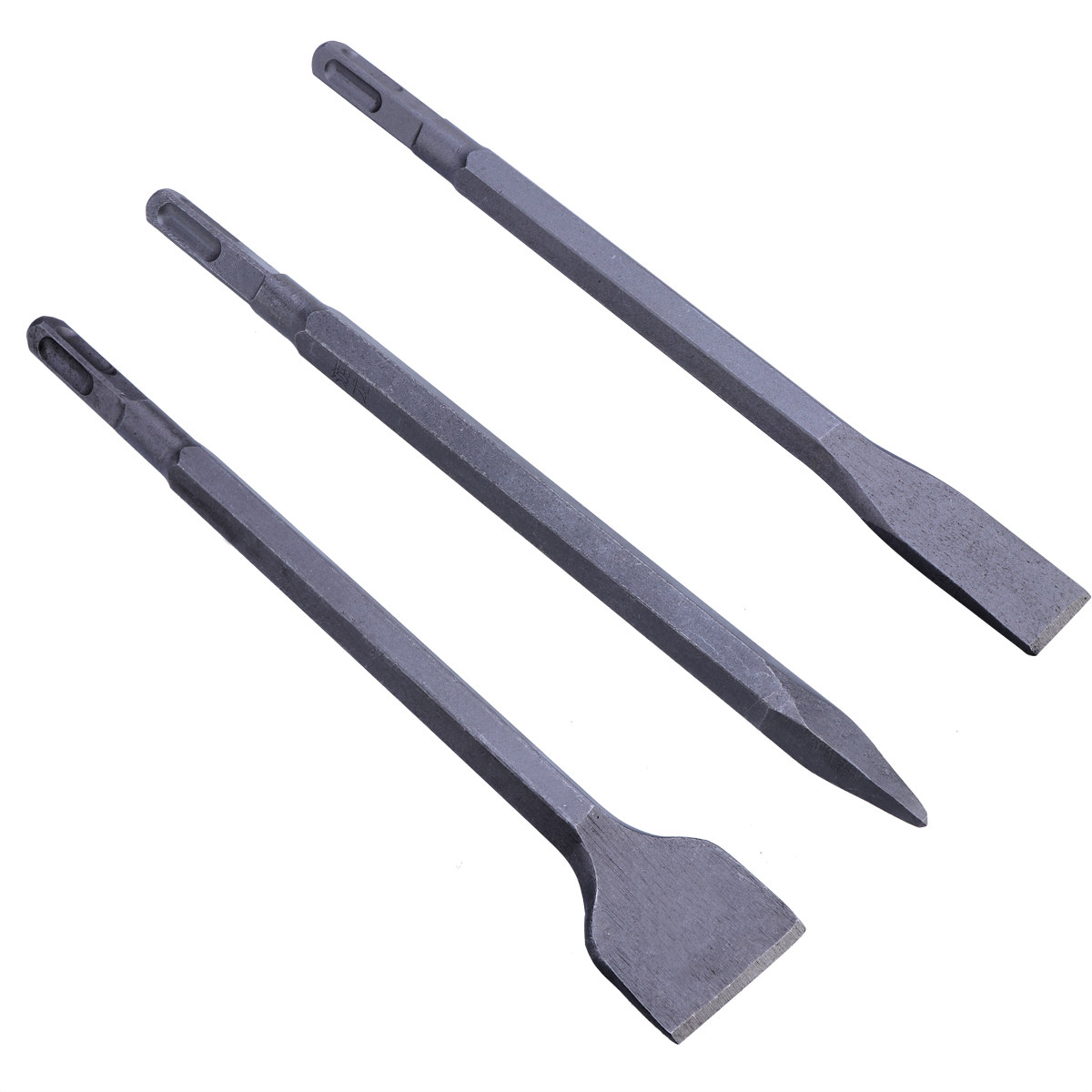 Rotary Hammer Chisel Bit Flat - 3Pcs -Plus Electric Hammer Chisel Set