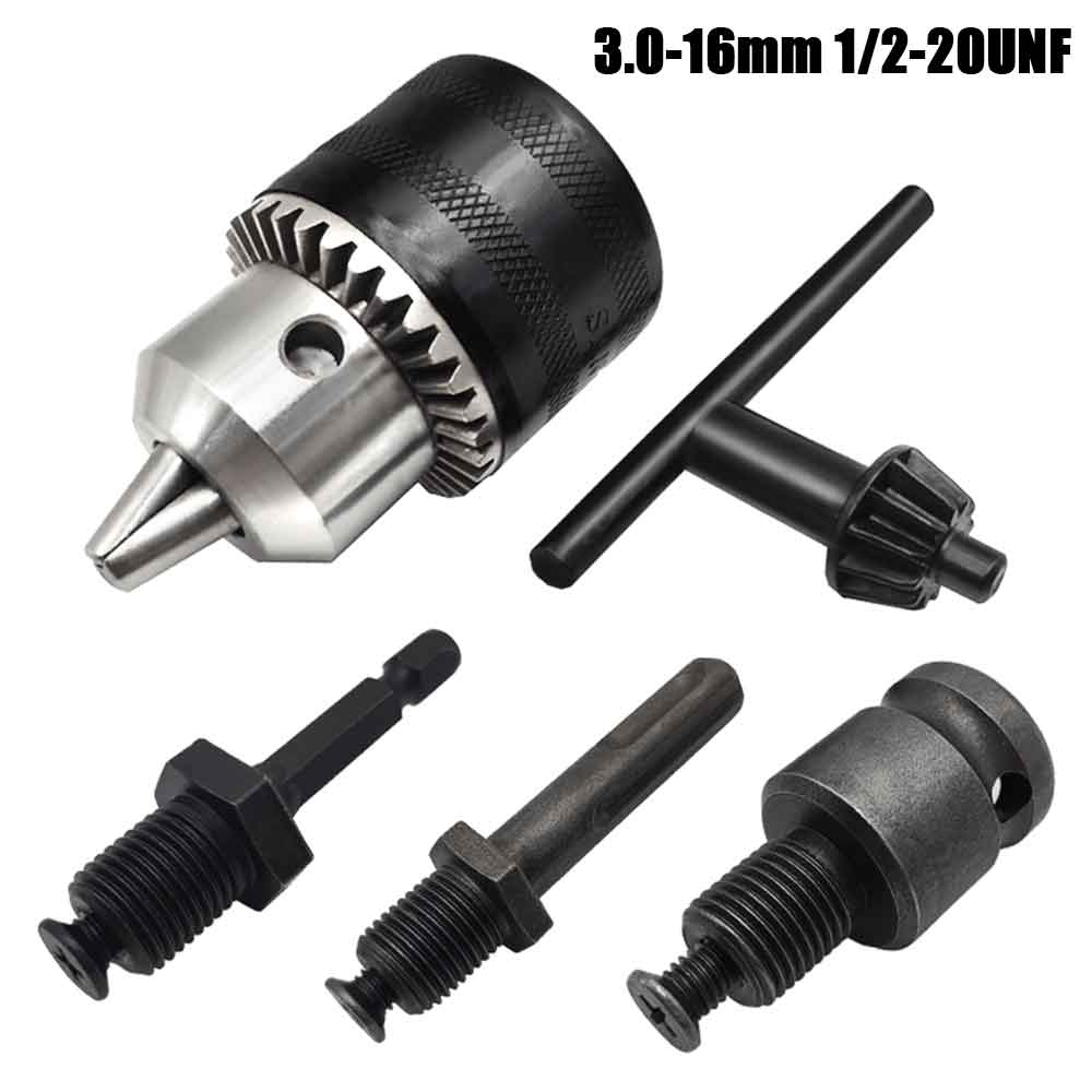 Sds Plus Chuck Adapter - 5pcs/set,3mm~16mm Metal Drill Chuck with Chuck