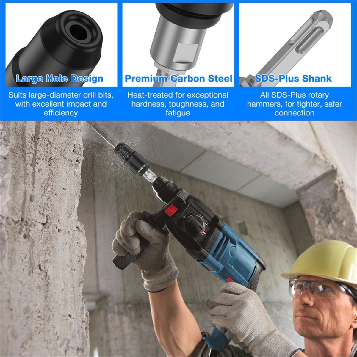 REST 1Pc SDS Plus to SDS Max A - Sds Plus Chuck Adapter 评论和价格