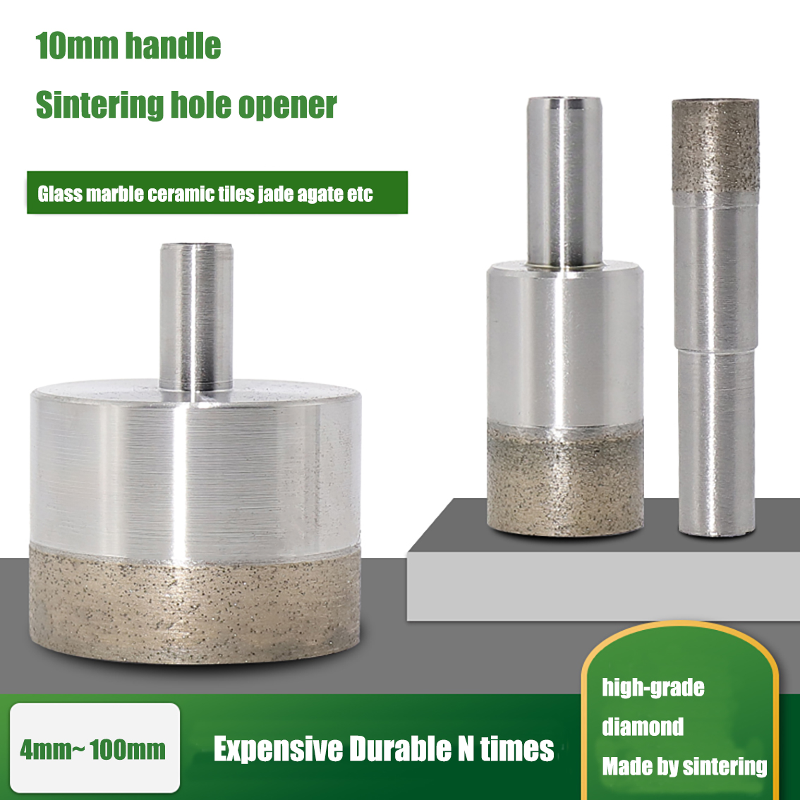 1Pcs Diamond Powder Sintered D - Core Drill Bit Diamond 100Mm 评论和价格