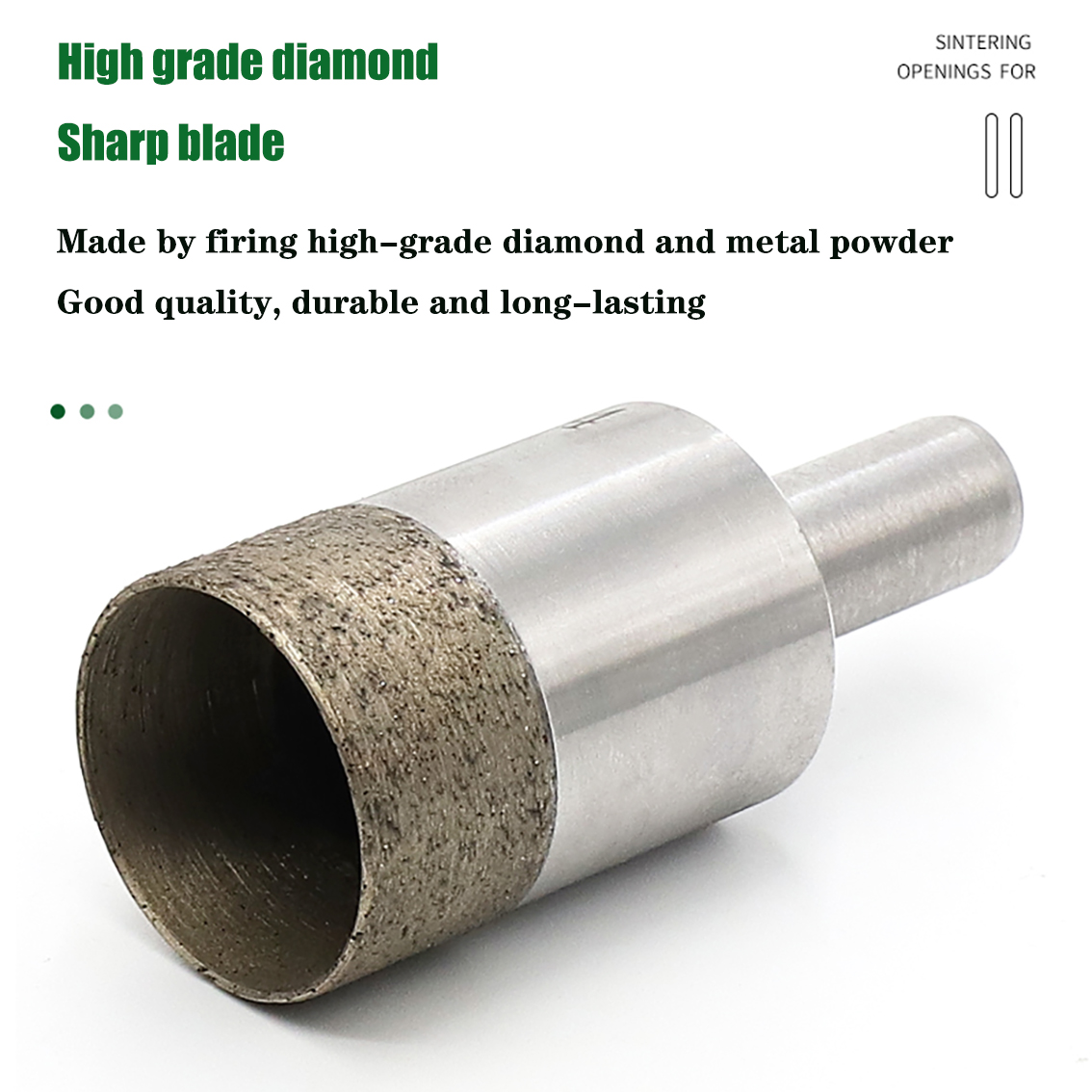 1Pcs Diamond Powder Sintered D - Core Drill Bit Diamond 100Mm 评论和价格