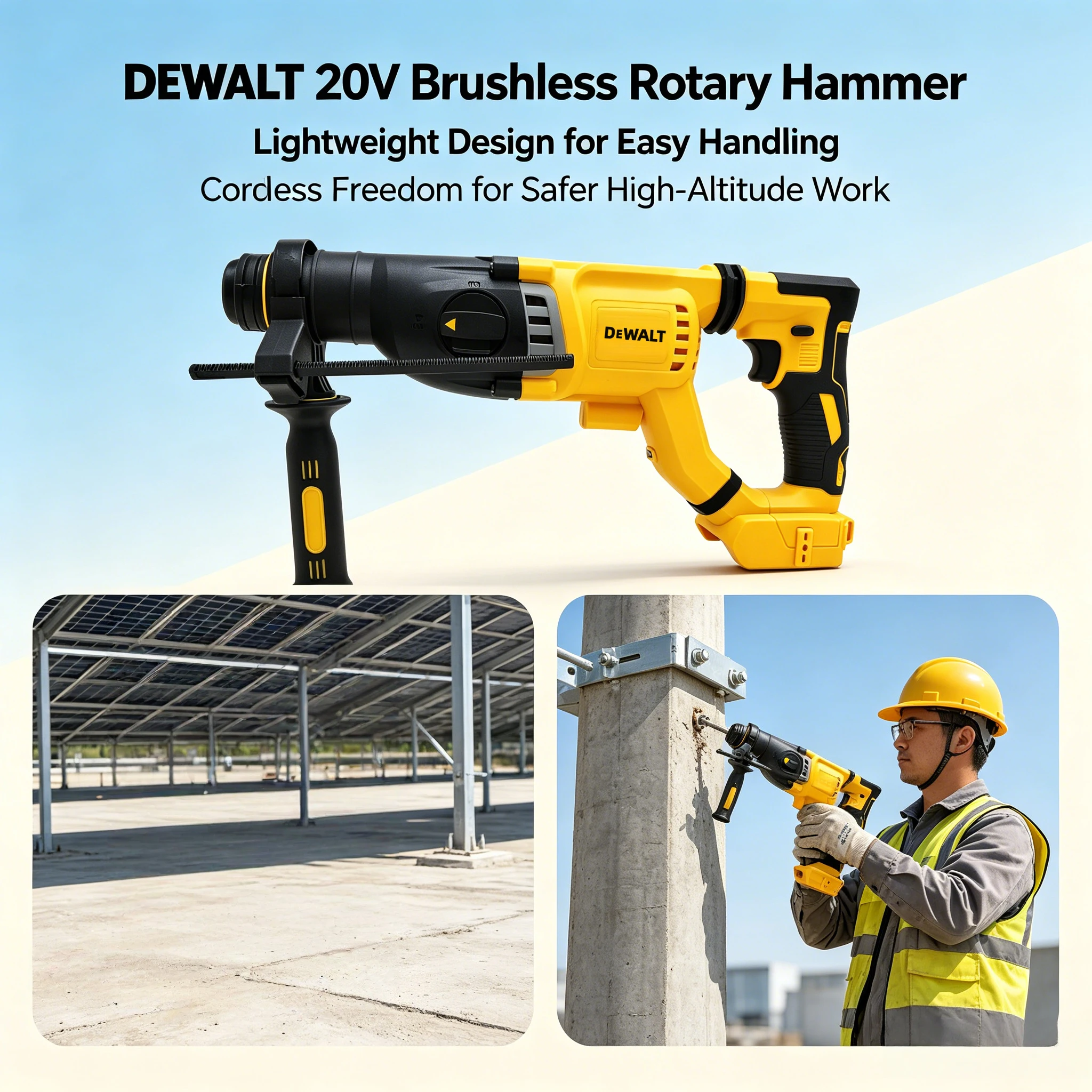 DEWALT DCH263 20V Cordless Bru - Cordless Rotary Hammer 20V Brushless 评论和价格