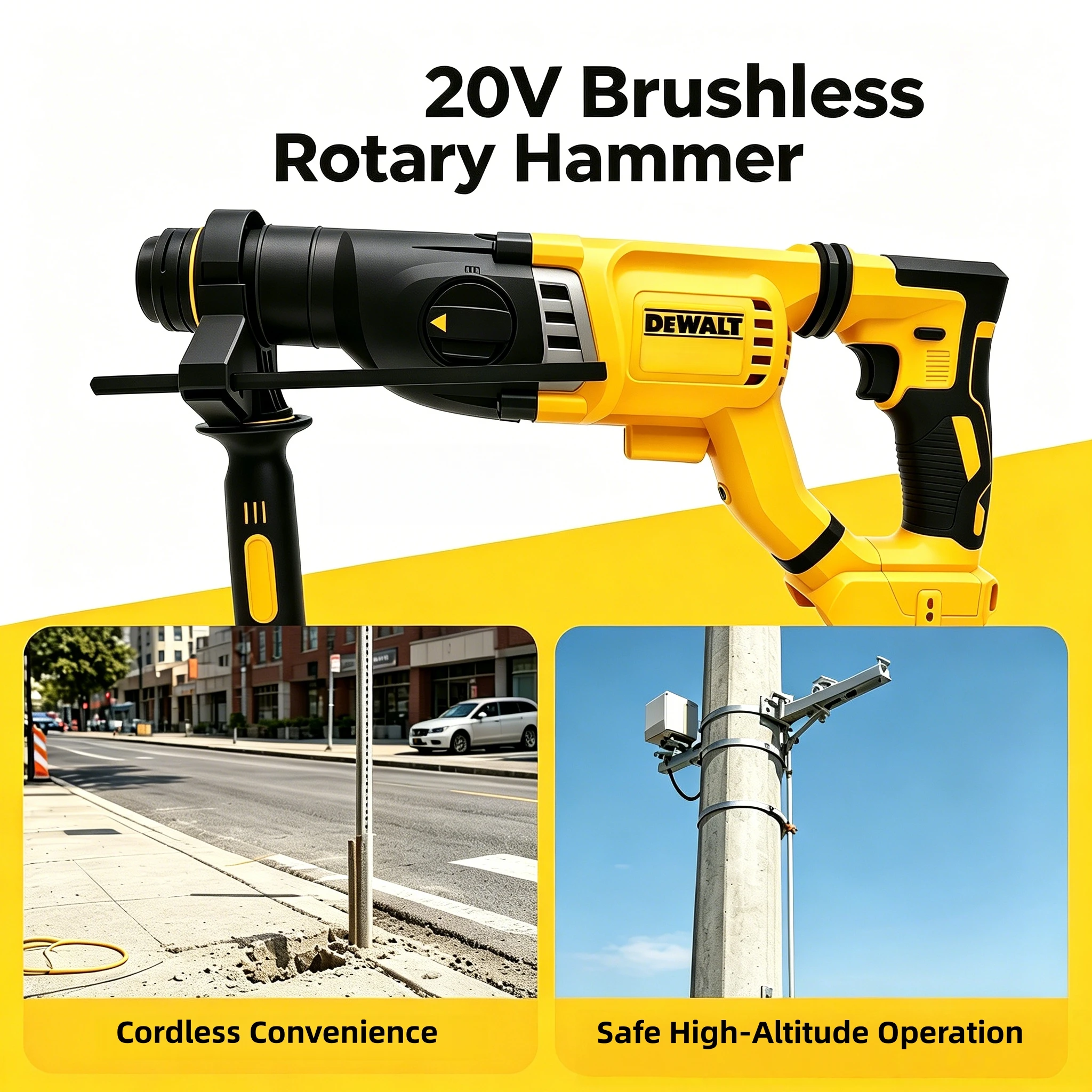 DEWALT DCH263 20V Cordless Bru - Cordless Rotary Hammer 20V Brushless 评论和价格