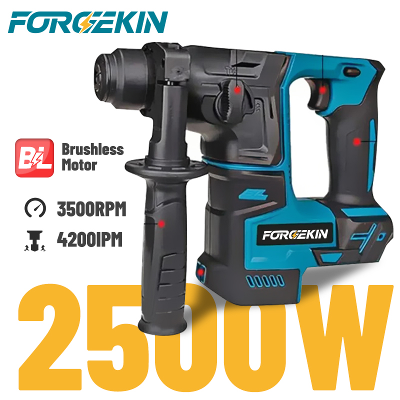 FORGEKIN 2500W Brushless Elect - Cordless Rotary Hammer 20V Brushless 评论和价格