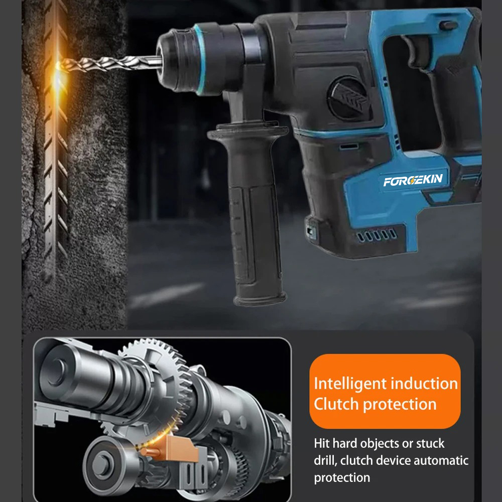 FORGEKIN 2500W Brushless Elect - Cordless Rotary Hammer 20V Brushless 评论和价格