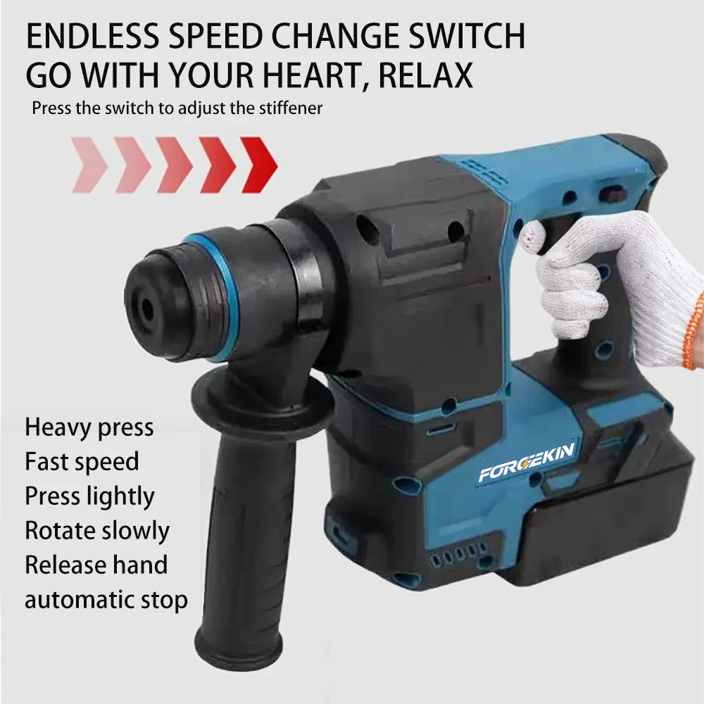 FORGEKIN 2500W Brushless Elect - Cordless Rotary Hammer 20V Brushless 评论和价格