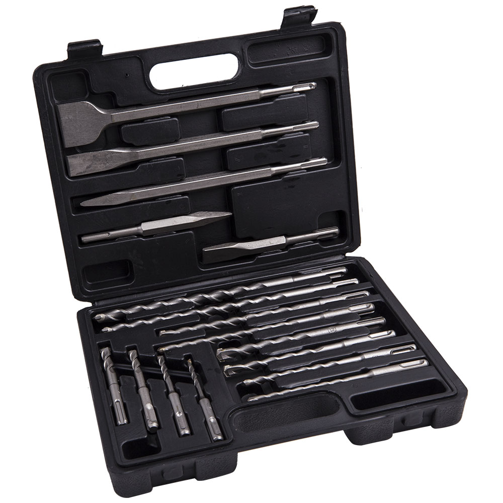 17Pcs SDS Plus Rotary Hammer D - Sds Plus Drill Bit Set 17Pcs 评论和价格