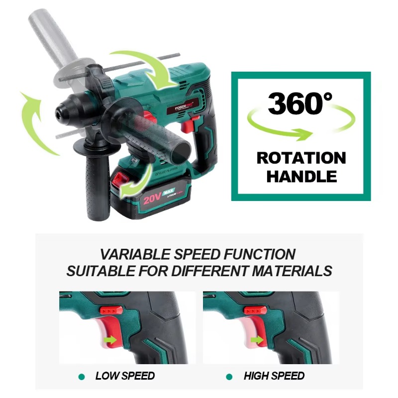 Bulk 20V Cordless Brushless Ro - Cordless Rotary Hammer 20V Brushless 评论和价格