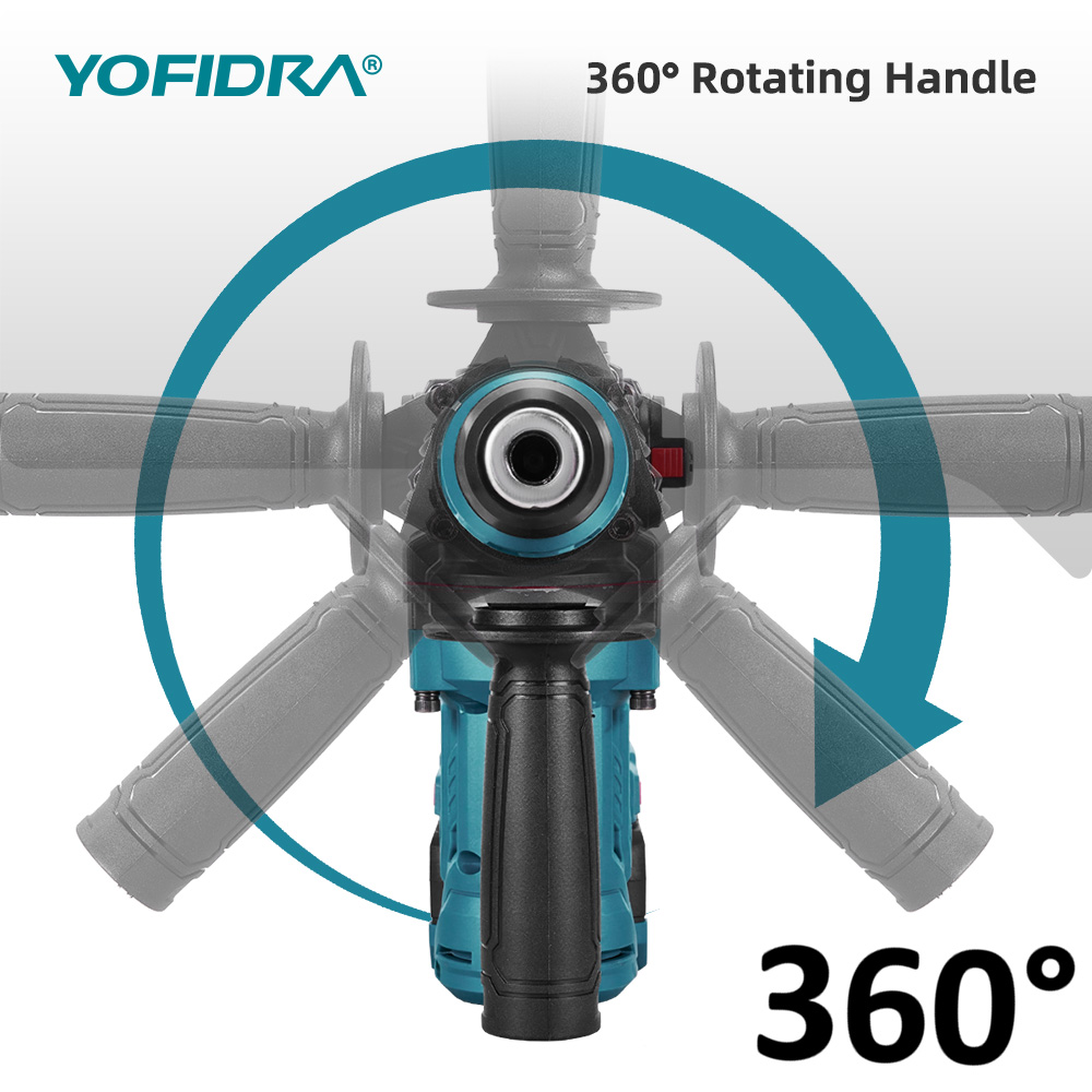 YOFIDRA 2200W Brushless Electr - Rotary Hammer Drill 26Mm 评论和价格