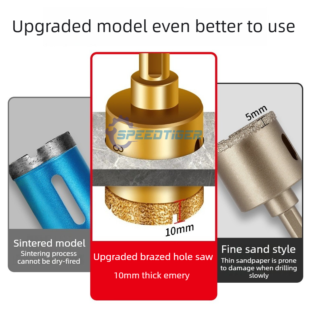 1Pc 6-100mm Glass Hole Saw Dia - Core Drill Bit Diamond 100Mm 评论和价格