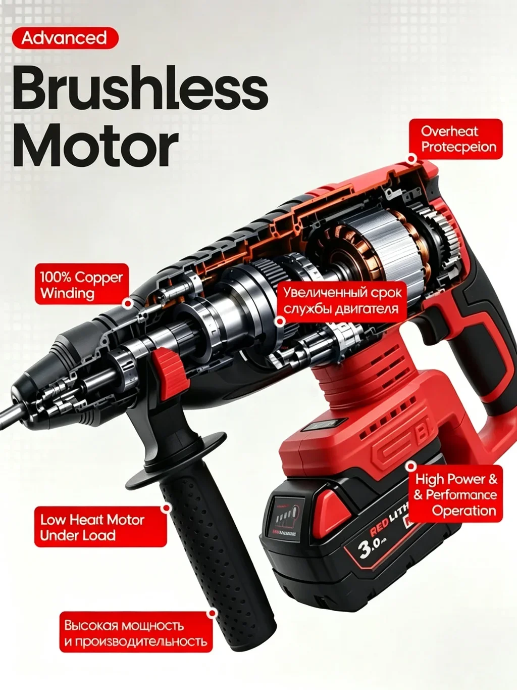 MilwaukeeM12 Cordless Rotary H - Rotary Hammer Drill 26Mm 评论和价格