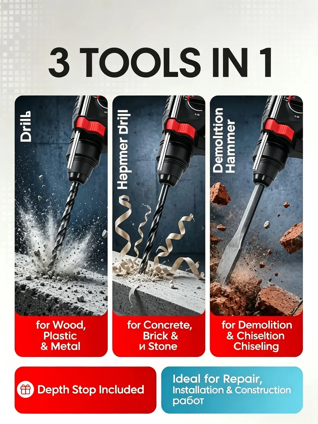 MilwaukeeM12 Cordless Rotary H - Rotary Hammer Drill 26Mm 评论和价格