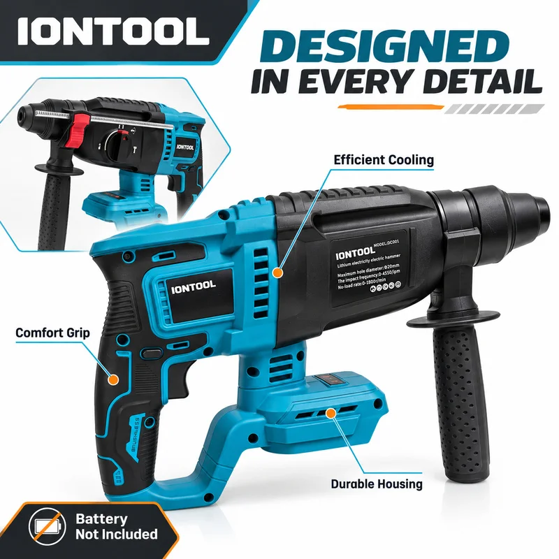 IONTOOL Cordless Rotary Hammer - Rotary Hammer Drill 26Mm 评论和价格