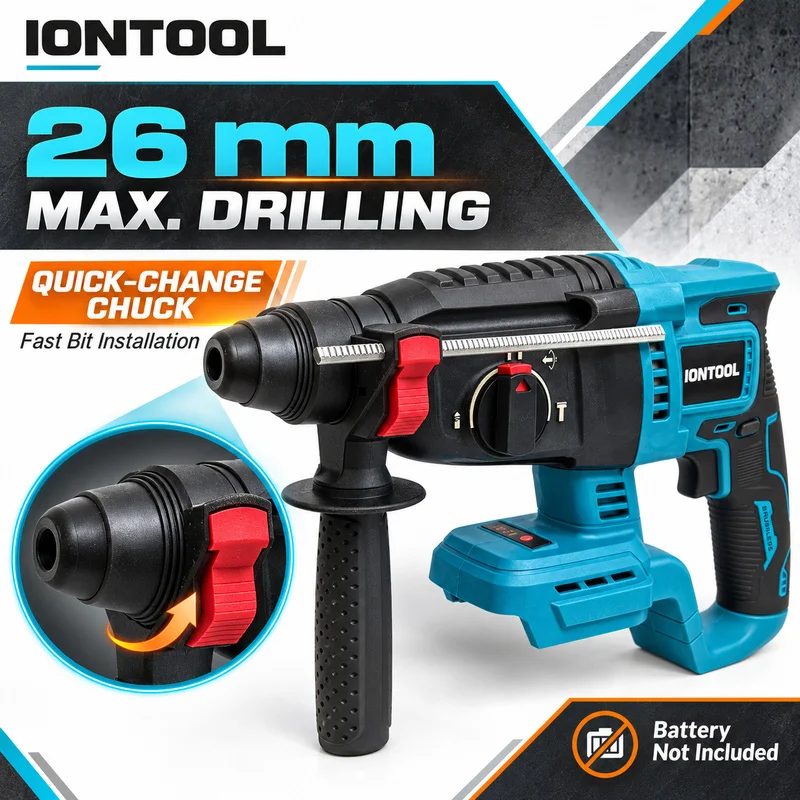 IONTOOL Cordless Rotary Hammer - Rotary Hammer Drill 26Mm 评论和价格