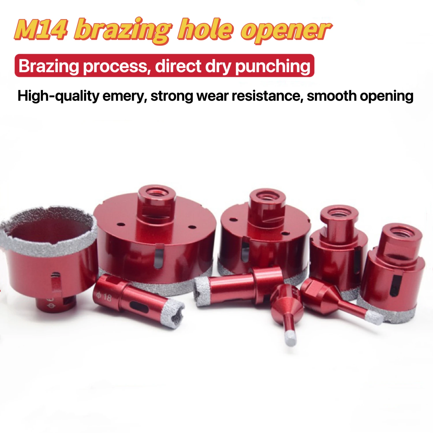 1pc M14 6mm-100mm Vacuum Threa - Core Drill Bit Diamond 100Mm 评论和价格