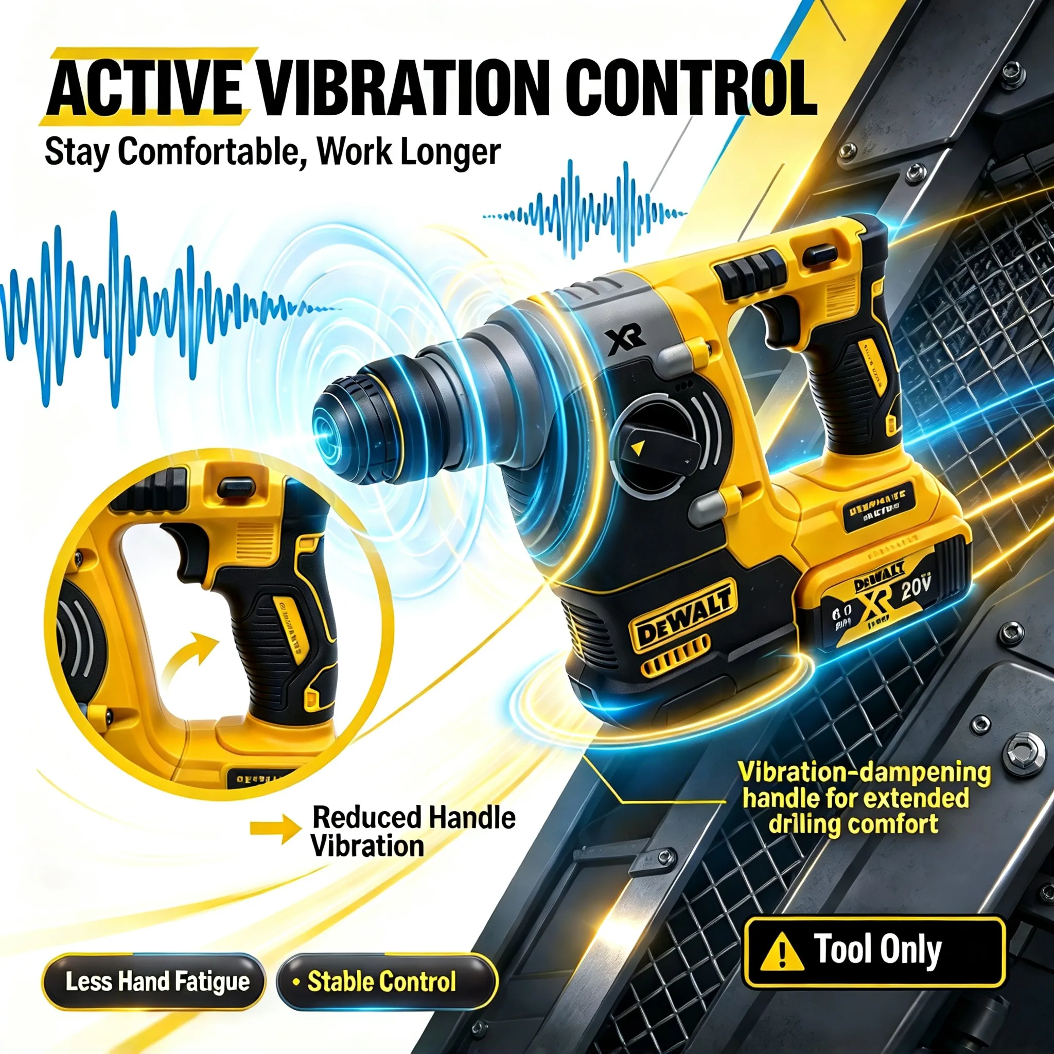 DEWALT 18V/20V MAX Cordless SD - Cordless Rotary Hammer 20V Brushless 评论和价格