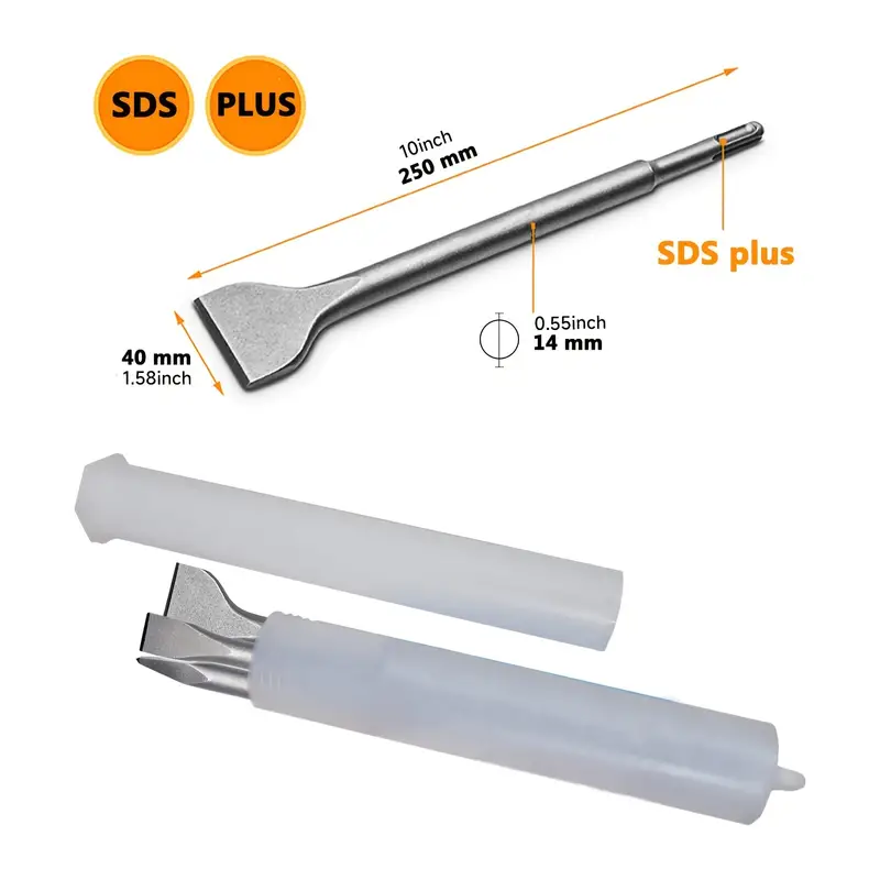 SDS-Plus Chisel Set For Rotary - Rotary Hammer Chisel Bit Flat 评论和价格