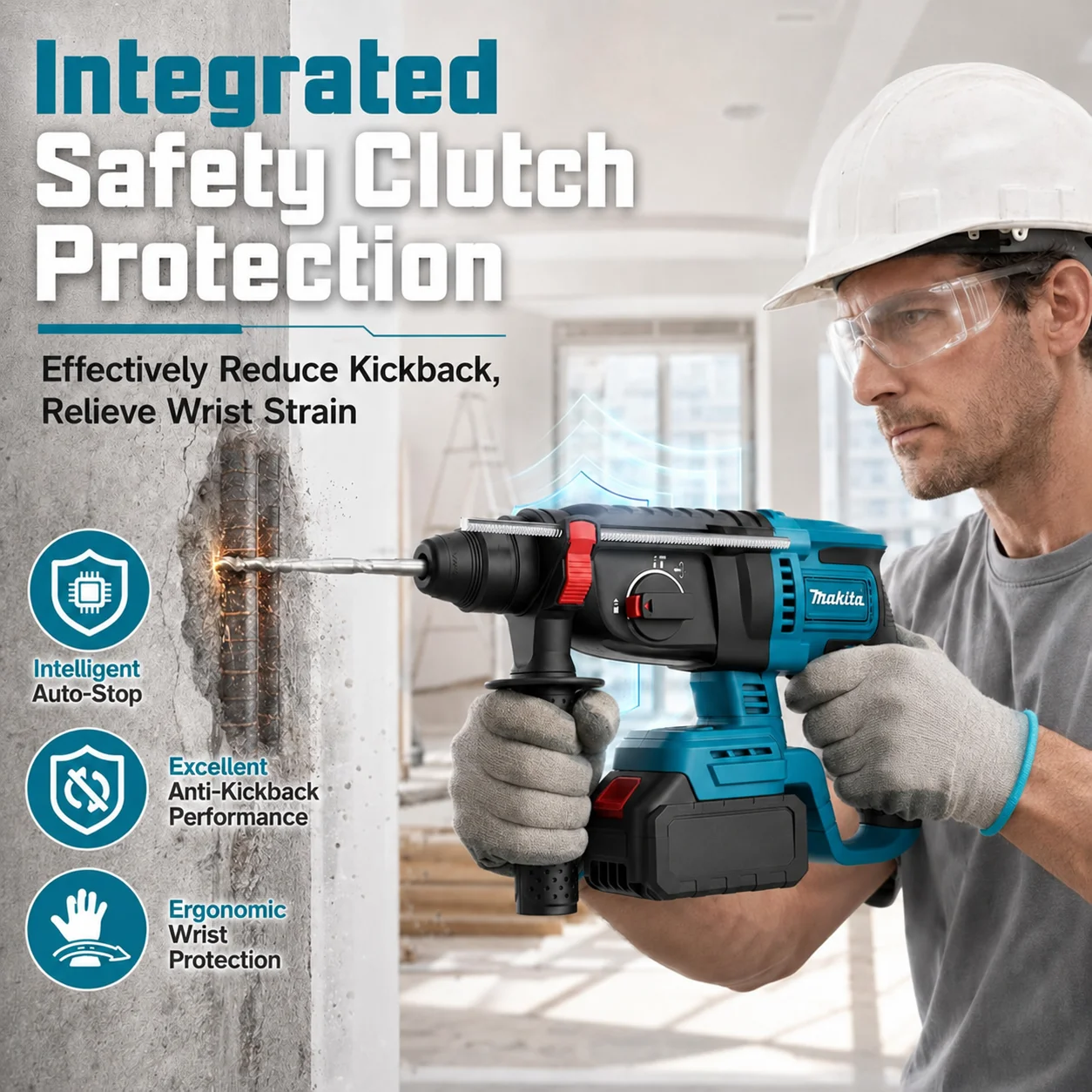 Makita DHR242 18V LXT® Li-ion  - Rotary Hammer Drill 26Mm 评论和价格