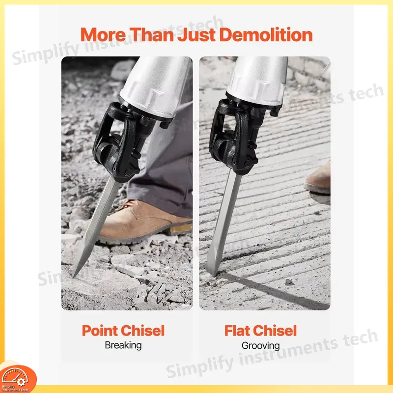 2100W Hammer Drill 1650 BPM Co - Rotary Hammer Chisel Bit Flat 评论和价格