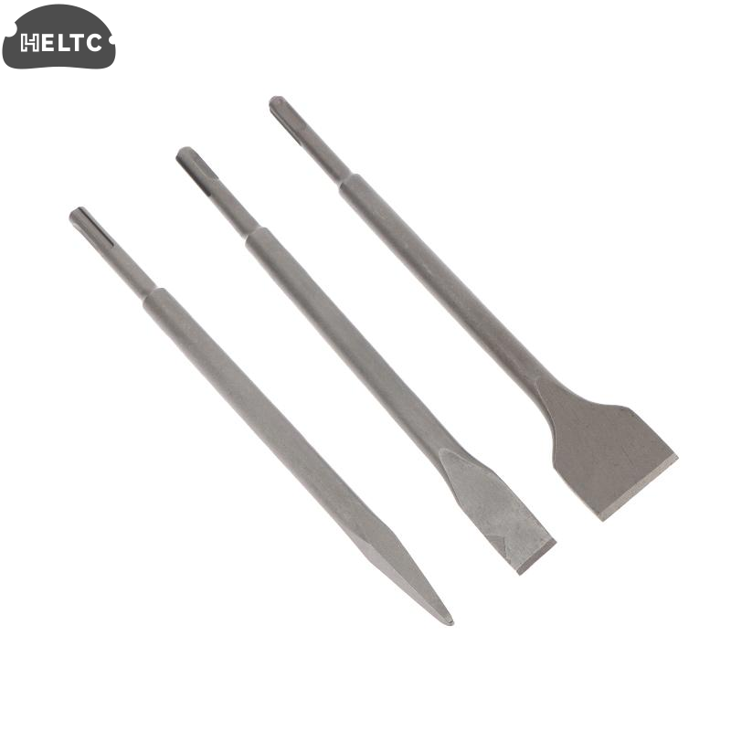 3Pcs SDS-Plus Shank Chisel Set - Rotary Hammer Chisel Bit Flat 评论和价格
