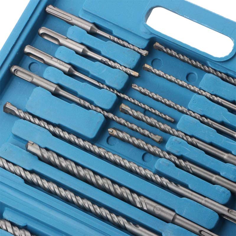 17Pcs/Set Electric Hammer SDS  - Sds Plus Drill Bit Set 17Pcs 评论和价格