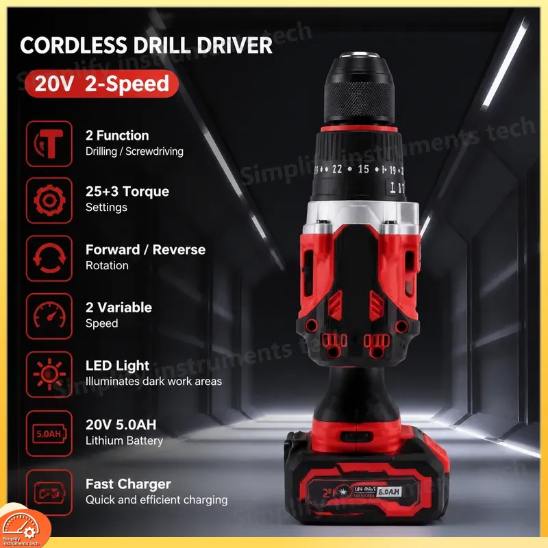 18V Brushless Cordless Hammer  - Hammer Drill Concrete 13Mm 评论和价格
