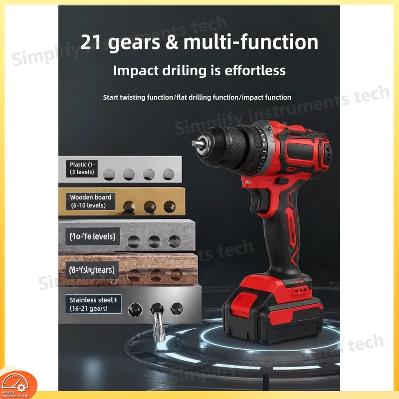 18V Brushless Cordless Hammer  - Hammer Drill Concrete 13Mm 评论和价格